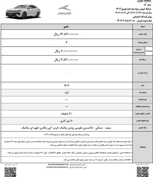 عکس و قیمت ماشین kmc