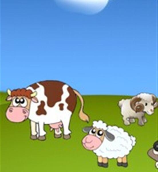 عکس گاو و گوسفند کارتونی