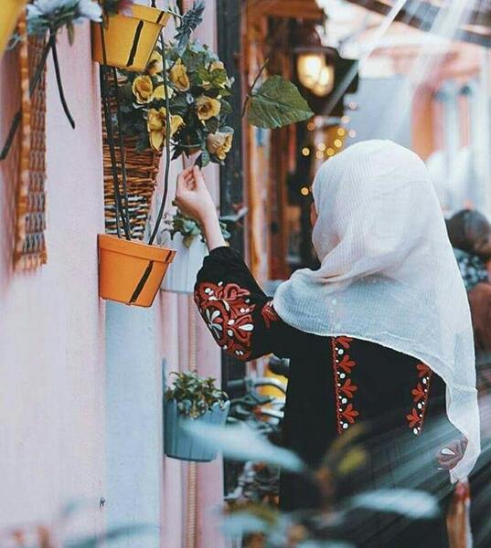 عکس دختر باحجاب برای پروفایل شاد