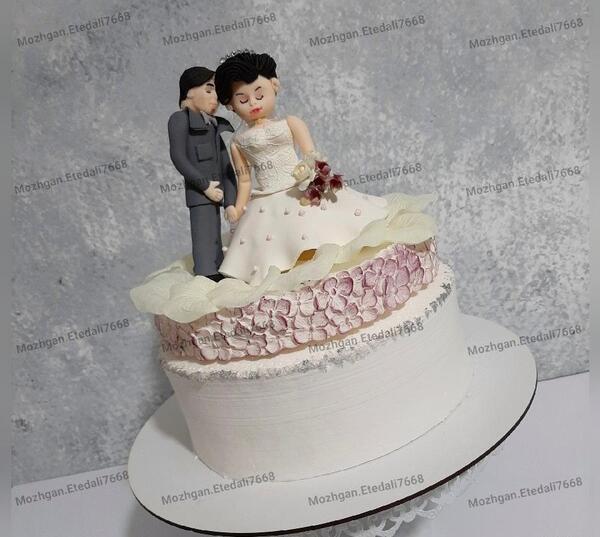 عکس کیک یخچال عروس