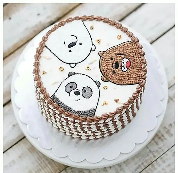 عکس کیک تولد ساده و شیک بچه گانه