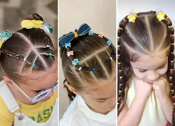 عکس مدل کوتاهی مو بچه گانه دختر