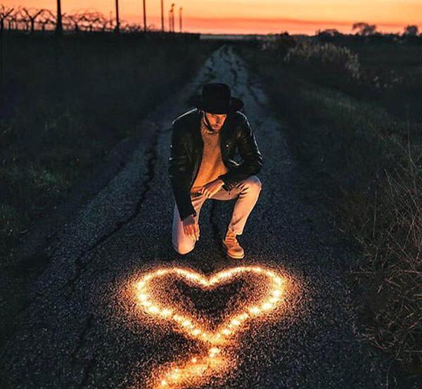 عکس عاشقانه آب و آتش