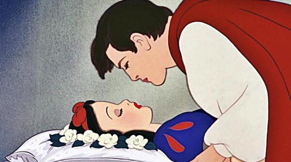 عکس سفید برفی با شوهرش