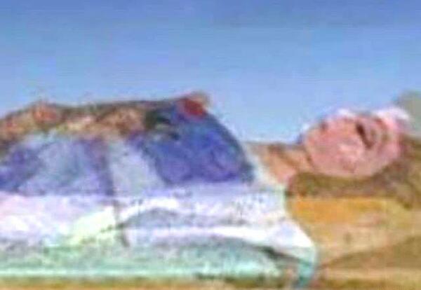 عکس کوه بیستون زیبای خفته