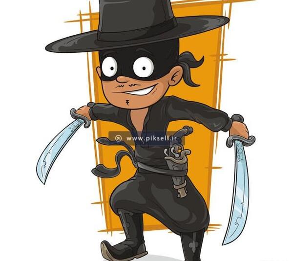 عکس شخصیت کارتونی زورو