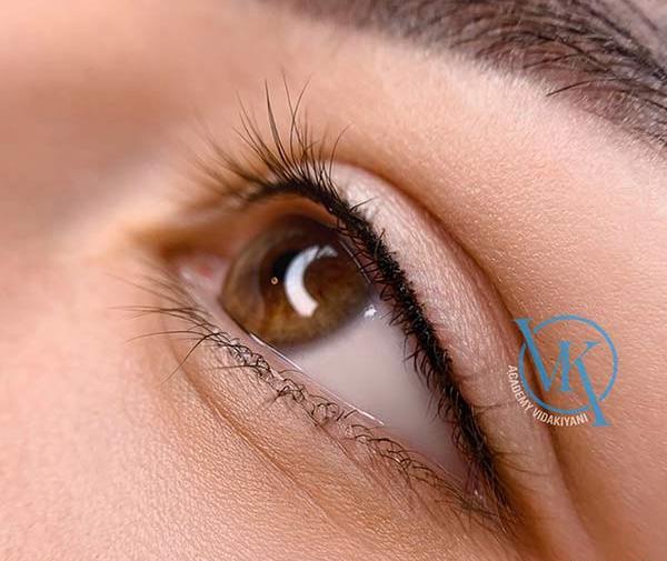 عکس بن مژه چشم
