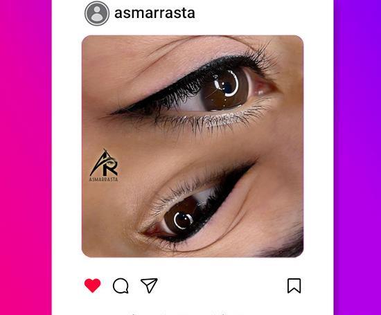 عکس بن مژه چشم