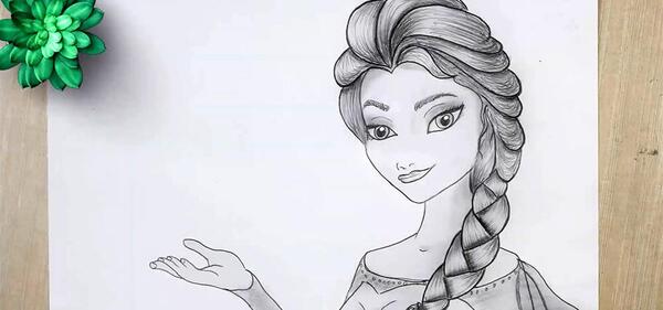 عکس نقاشی السا آنا راحت