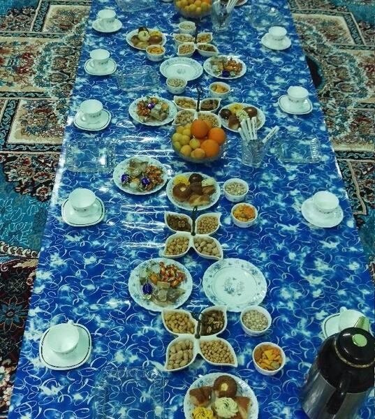 عکس سفره عید فطر افغانی