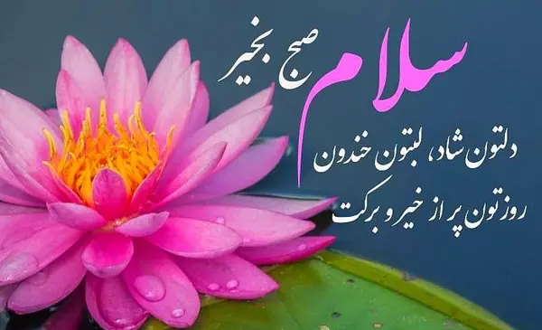 عکس نوشته صبح بخیر استوری