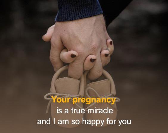 عکس نوشته تبریک بارداری زن داداش