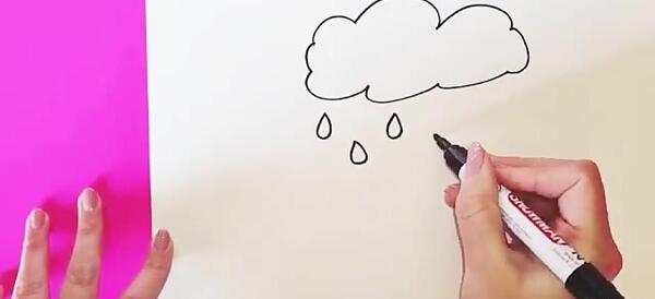 عکس نقاشی در مورد نماز باران