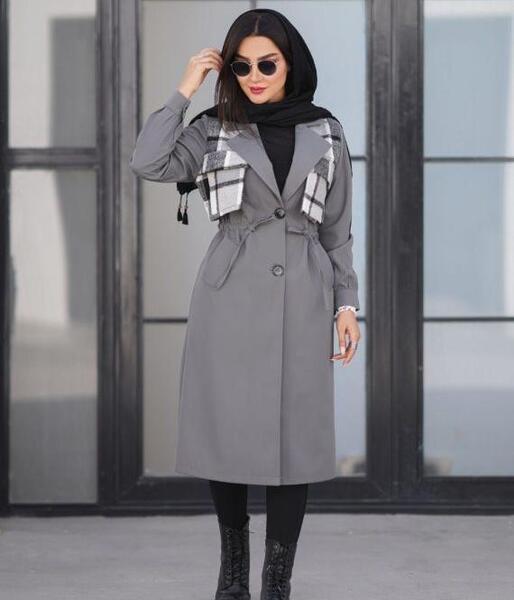 عکس مانتو زمستانه بلند