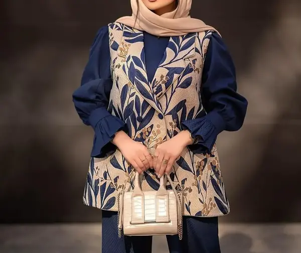 عکس مدل مانتو دو تیکه بلند