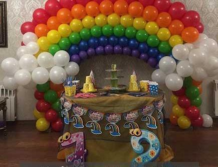 عکس بادکنک آرایی برای تولد