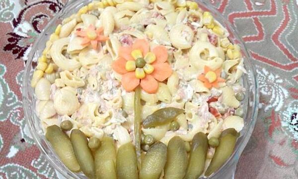عکس دیزاین سالاد ماکارونی