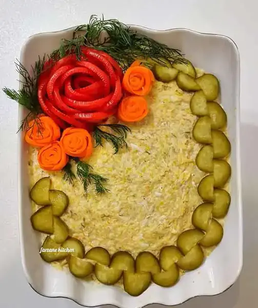 عکس دیزاین سالاد الویه