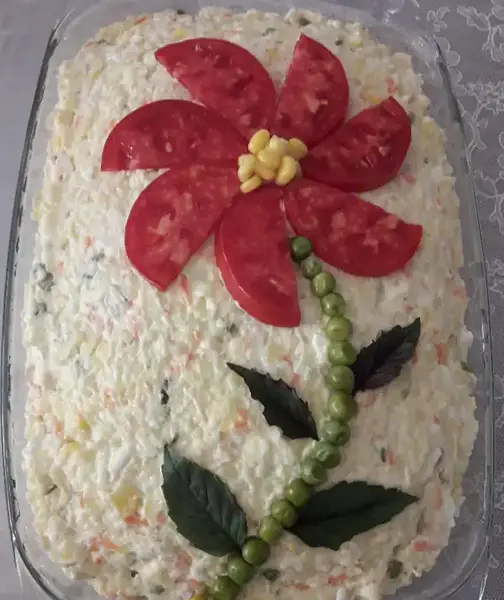 عکس دیزاین سالاد الویه