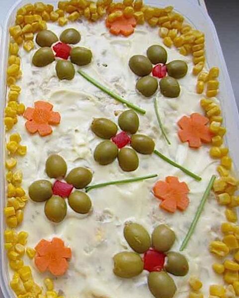 عکس دیزاین سالاد الویه