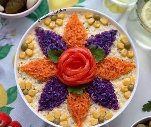 عکس دیزاین سالاد الویه