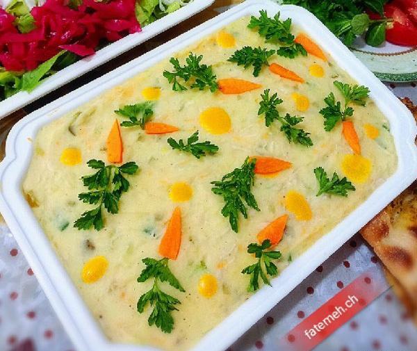 عکس دیزاین سالاد الویه