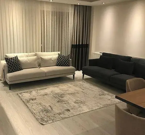 عکس ست پرده و مبل