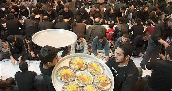 عکس سفره نذری محرم
