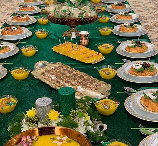 عکس سفره نذری محرم