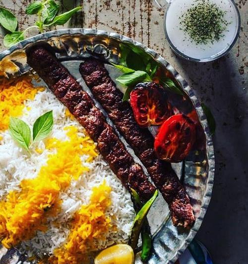 عکس سفره چلو کباب