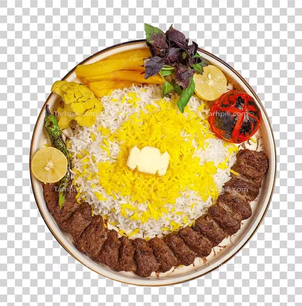 عکس سفره چلو کباب