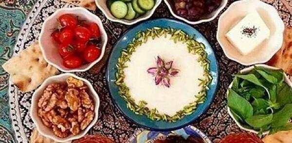 عکس سفره ی غذای ایرانی