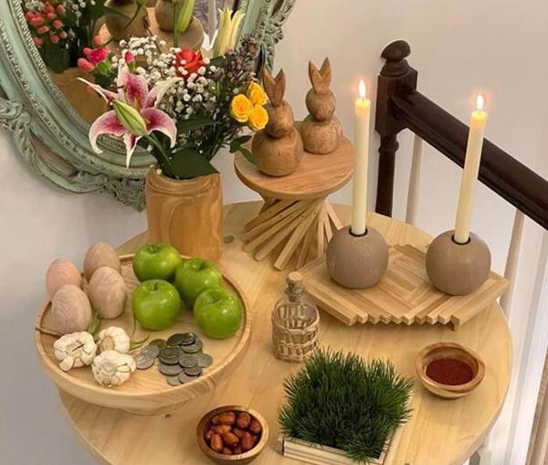 عکس سفره هفت سین برای طراحی