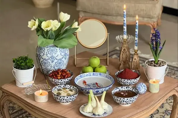 عکس سفره هفت سین برای طراحی
