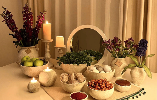 عکس سفره ی هفت سین طبیعی