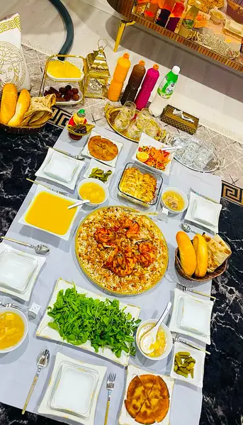 عکس سفره های شام مهمانی