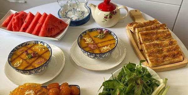 عکس سفره ساده ماه رمضان