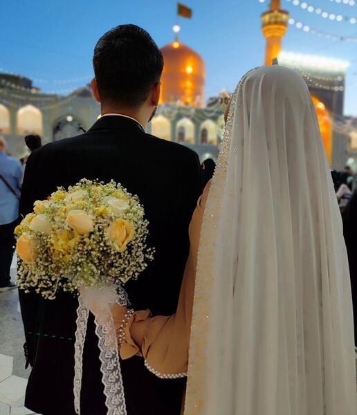 عکس دونفره سفره عقد