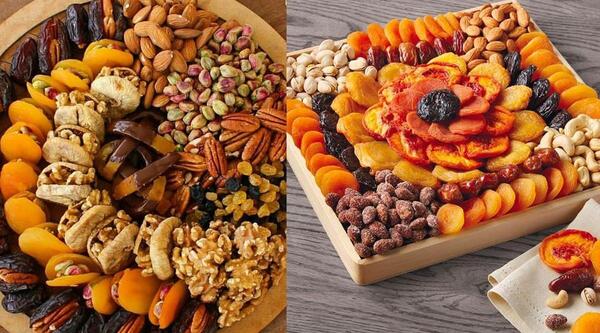 عکس از تزیین سفره شب یلدا
