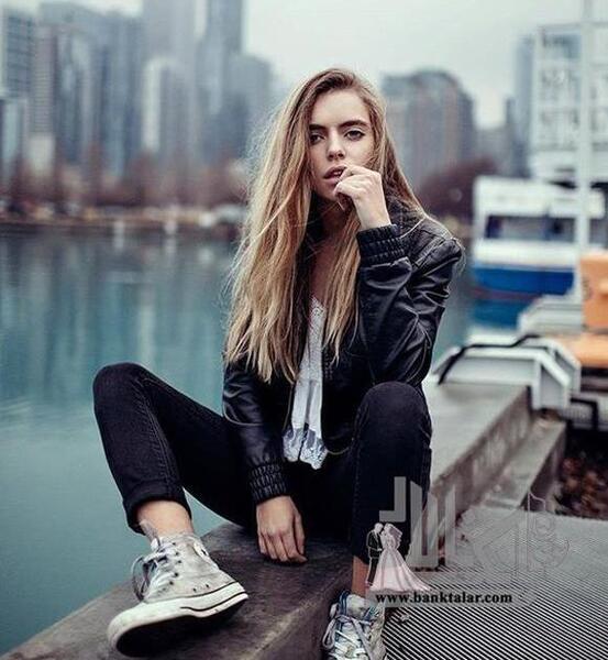 ژست عکس با لباس لش