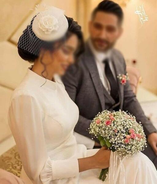 محضری ژست عکس عقد در آتلیه