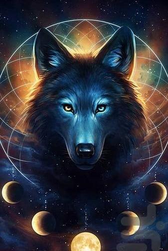عکس برای پس زمینه گوشی گرگ