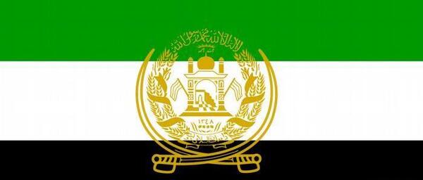 عکس عقاب با پرچم افغانستان