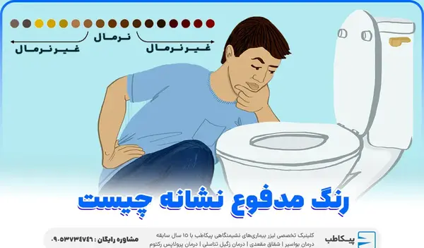 عکس دانه های سفید در مدفوع