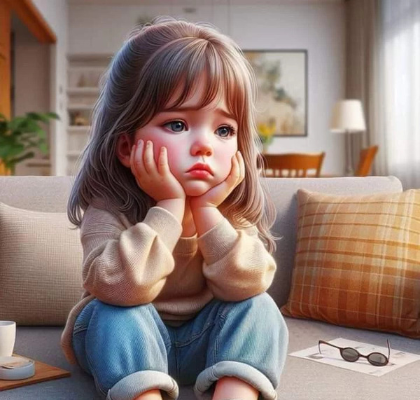 عکس های پروفایلی بچه گانه غمگین