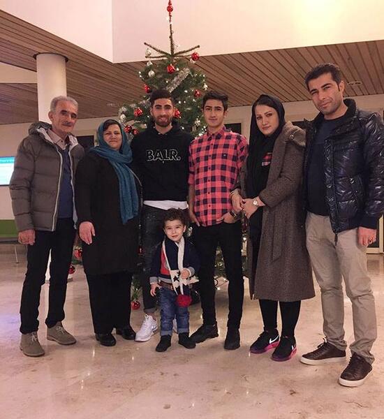 عکس خواهر های علیرضا بیرانوند