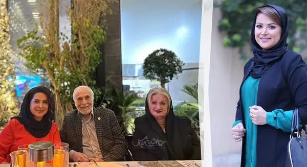 عکس پدر و مادر کمند امیرسلیمانی