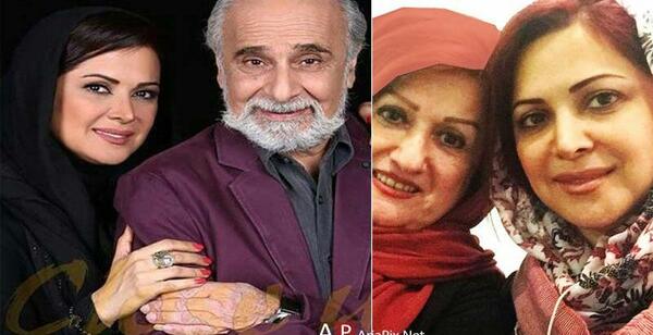 عکس پدر و مادر کمند امیرسلیمانی