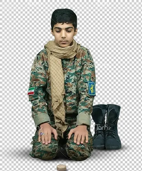 عکس پسر با چفیه برای پروفایل