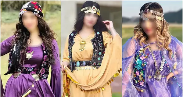 عکس پروف دخترونه با لباس کردی